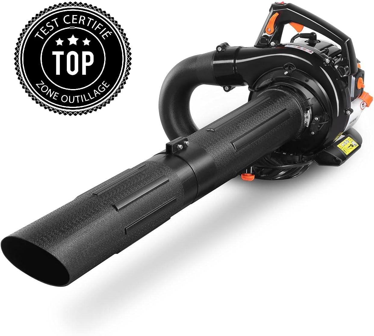 Aspirateur Souffleur Broyeur Thermique De Feuilles 3en1 Modèle Professionnel 25,4cm3 0,75kW; Sac Collecteur 60L FUXTEC FX-LBS126P - Souffleur De Feuilles, Fonctionne à essence, Noir PRO - Souffleur / Aspirateur / Broyeur