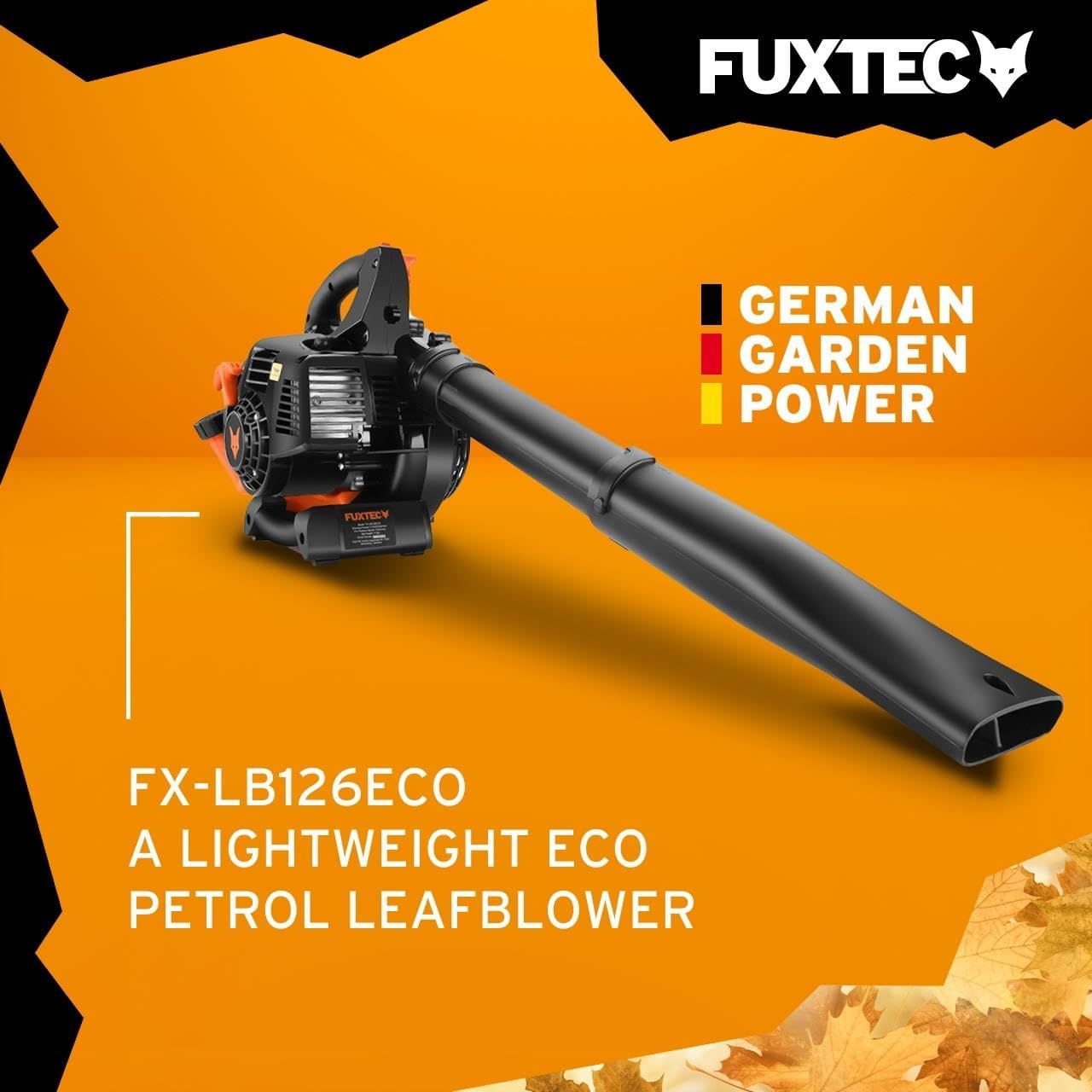 Souffleur de Feuilles Thermique FX-LB126ECO Cylindrée 26cm3 Vitesse de l'air 60m/s Poids 4,5Kg Différents Embouts pour différentes Surfaces ECO - souffleur thermique