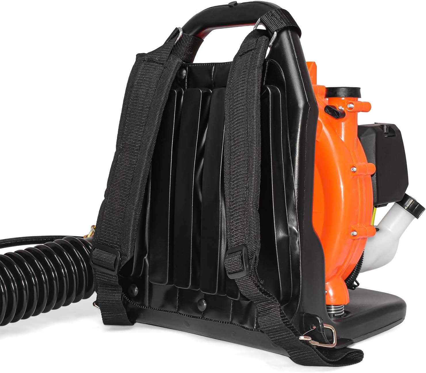 Souffleur à Dos 43cc 1.25Kw Souffleuse d'épaule Semi-Professionnelle avec Vitesse de soufflage des Feuilles jusqu'à 150Km/h.