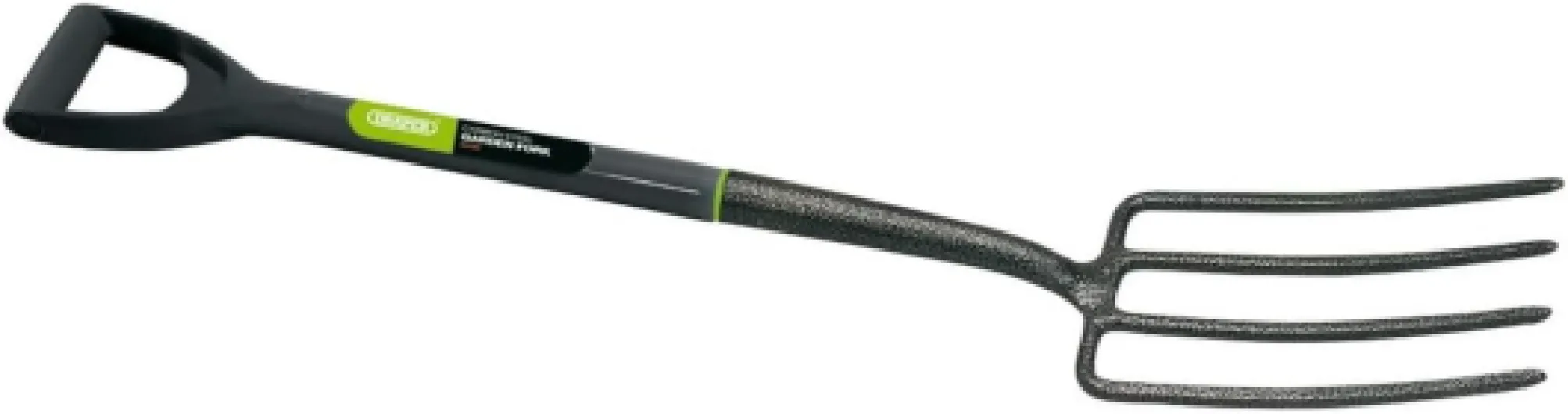 Draper 88789 Fourche de jardin en Acier Carbone, Bleu Unique