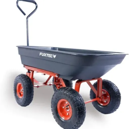 Test Fuxtec FX-KW2175 : le chariot de jardin costaud mais chiant à monter