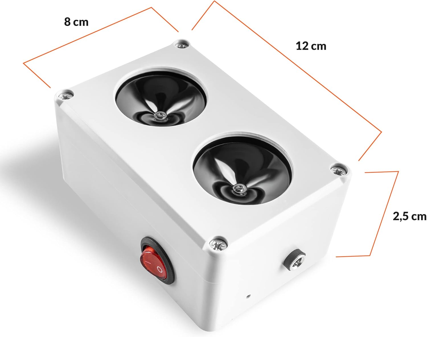 Répulsif Ultrasons pour rongeurs, Souris, Rats et Martres - Facile à Monter sur l'aimant - pour Repousser Animaux Nuisibles - Appareil Haute fréquence - Protecteur de Jardin, Maison, Garage, Grenier