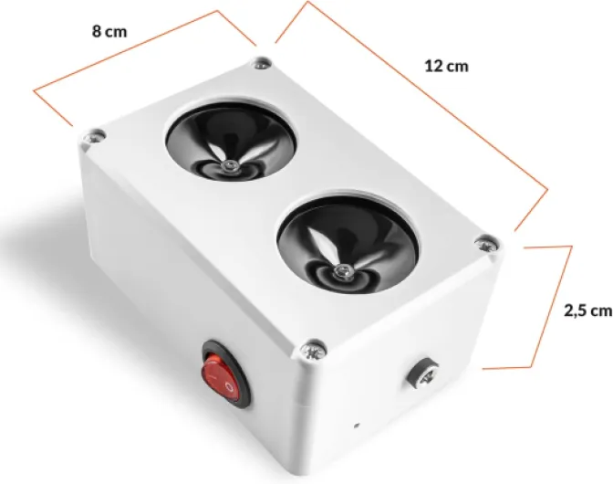 Répulsif Ultrasons pour rongeurs, Souris, Rats et Martres - Facile à Monter sur l'aimant - pour Repousser Animaux Nuisibles - Appareil Haute fréquence - Protecteur de Jardin, Maison, Garage, Grenier