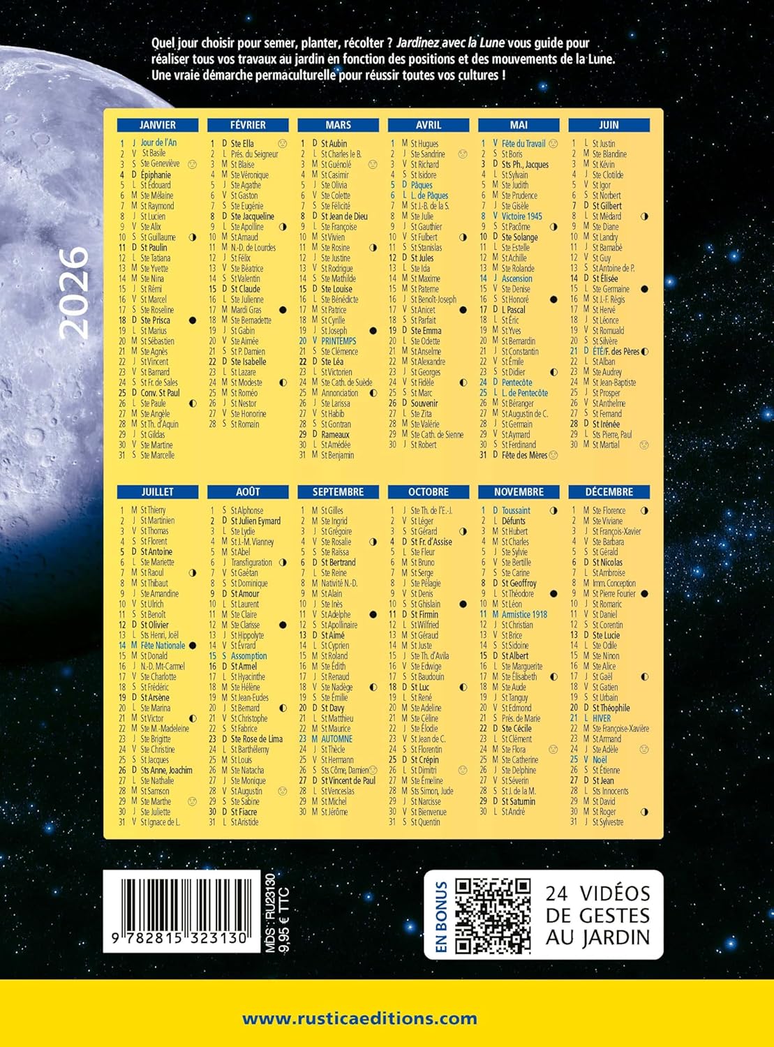 Jardinez avec la lune 2026
