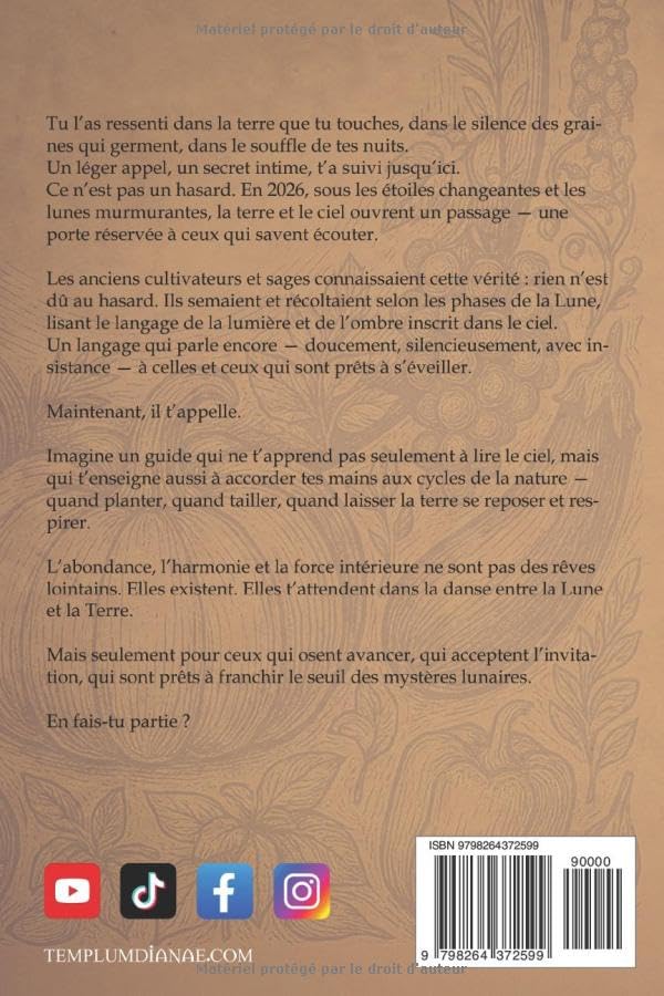Calendrier Lunaire Biodynamique 2026: Découvrez d'anciennes techniques de jardinage pour cultiver, semer et tailler avec le pouvoir des cycles et des phases lunaires