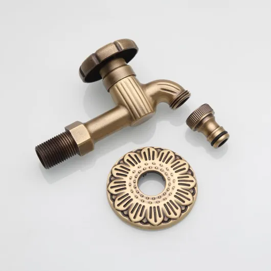 Antique Robinet de Jardin Style Renaissance 1/2" Robinet Gargouille en Laiton pour Fontaine Design tête