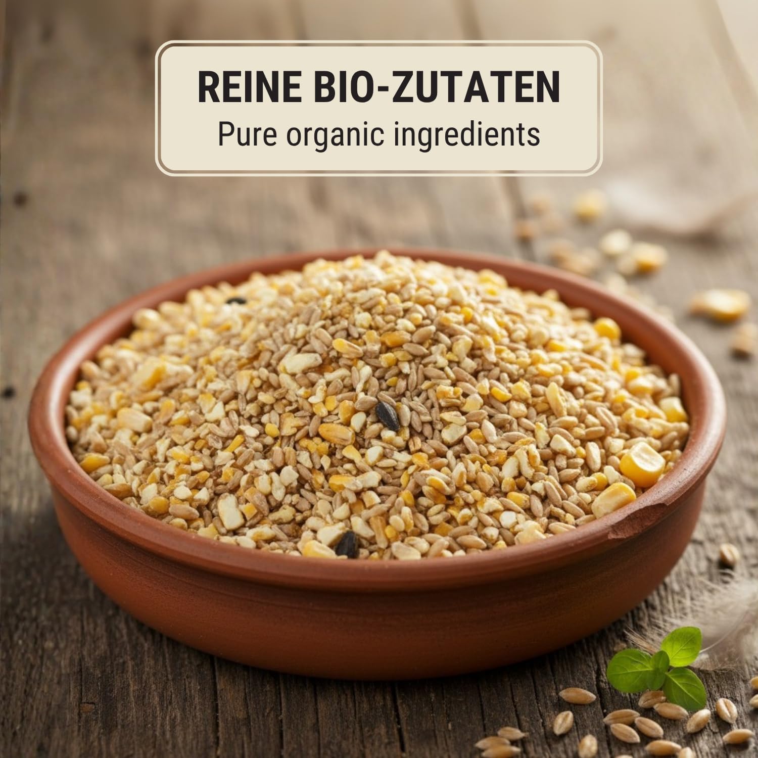 Agrarzone Aliment Bio pour Poules 20kg [Muesli Premium] - 100% Bio Autrichien - Aliment pour Poules sans OGM - Mélange de Graines pour Poules Pondeuses 20 kg (Lot de 1)