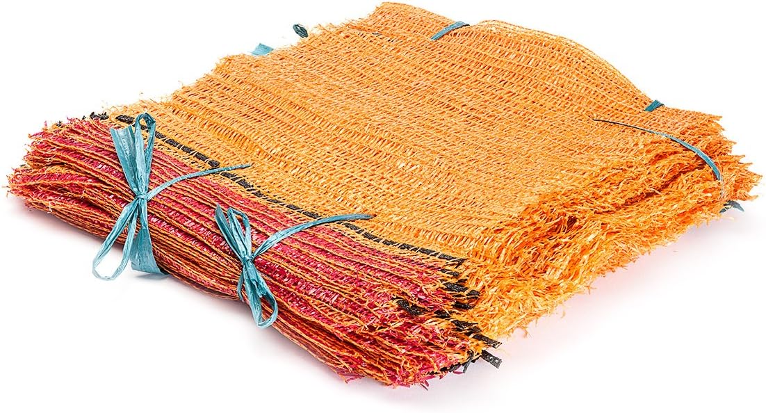 Lot de 100 sacs Raschel - 51 cm x 80 cm - Pour pommes de terres, légumes, oignons