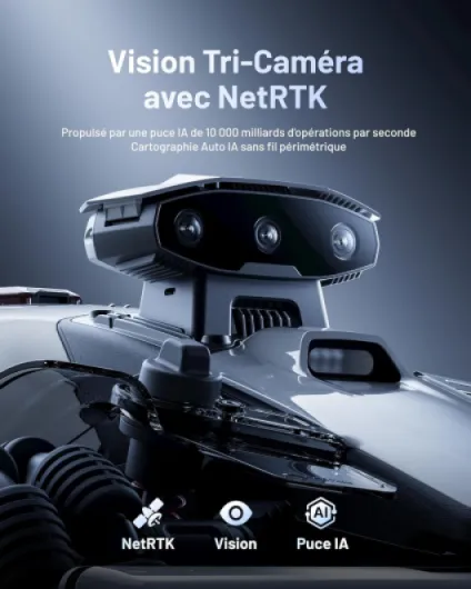 LUBA Mini 2 AWD 1000 Robot Tondeuse Blanc-LUBA mini 2 AWD 1000 2026