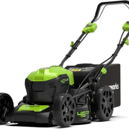 Test Greenworks GD40LM46SPK4x : la tondeuse 40V qui fait le job sans câble, mais pas sans limites