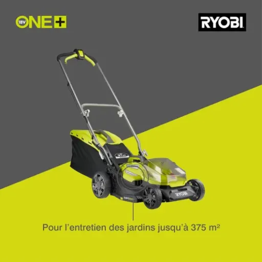 Test RYOBI RY18LMX37A-0 : la tondeuse sans fil 18V qui fait le job pour les petits jardins