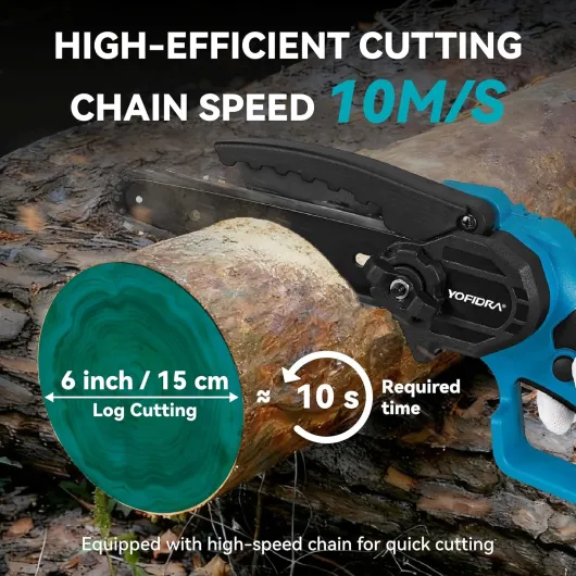 4 en 1 Élagueuse sur Perche avec Batterie, Tronçonneuse Télescopique & Sécateur Electrique 30mm, Kit d'outils de Jardin avec 2 Batteries de 3,0 Ah, Perche Télescopique 240cm, Max 4,6 m 240cm Bleu
