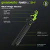 Test Greenworks Taille-Haies 24V 66cm : un gros coupeur bien pensé, mais pas pour les petits bras