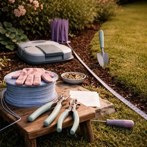 Robot tondeuse sans fil périmétrique : l'installation étape par étape