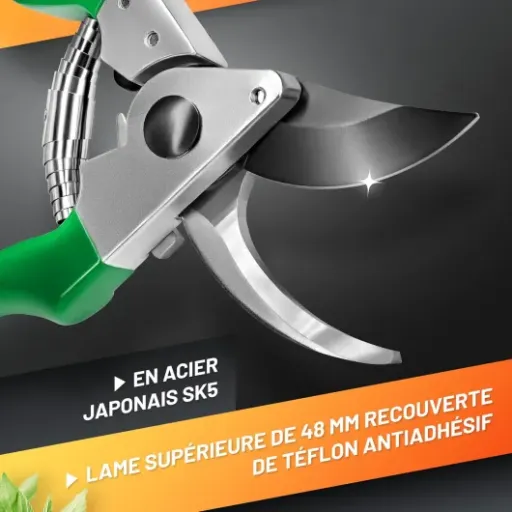 Test GRÜNTEK Faucon : le sécateur simple qui fait le job pour le jardin de tous les jours