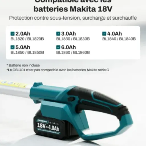 Test CSL401 Taille haie Telescopique : un taille-haie Makita-compatible qui fait le job sans ruiner le budget