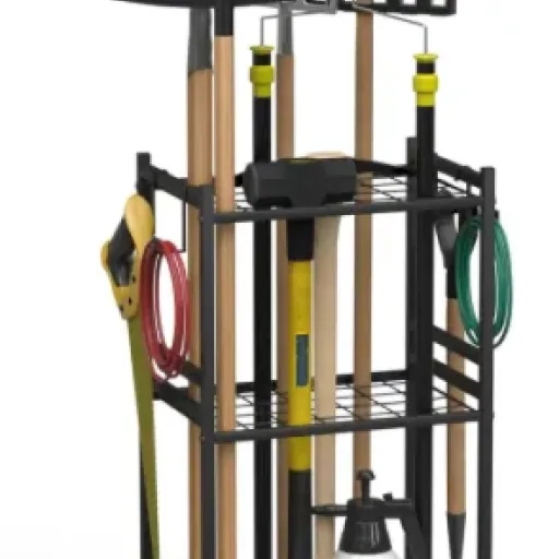 Test étagère de rangement 3 niveaux sur roulettes : le chariot à outils de jardin qui met (un peu) d’ordre dans le bazar du garage