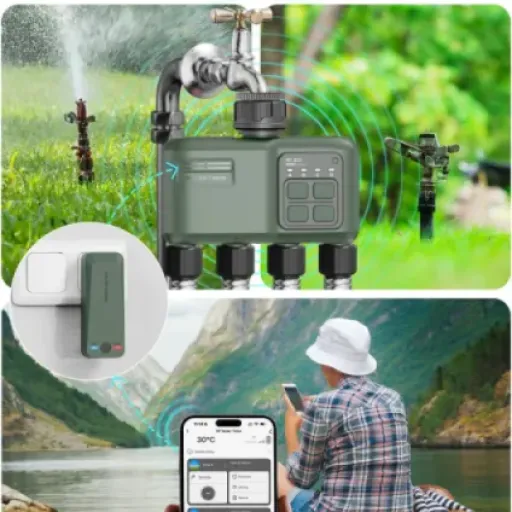 Test Programmateur Arrosage Connecté 4 Voies Shrivee : le boîtier qui simplifie (un peu) l’arrosage du jardin