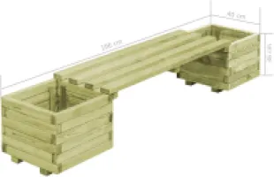 Test vidaXL Banc de Jardin à Jardinières : un banc-potager pratique mais perfectible