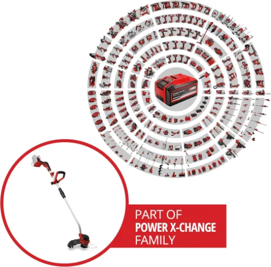 Professional Coupe-Bordures sans Fil GP-CT 36/35 Li BL-Solo Power X-Change (36 V, Bobine de Fil avec avance Automatique, Moteur Brushless) Livré sans Batterie ni Chargeur 35cm