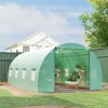 Test Serre Tunnel Outsunny 6 x 3 m : grande, pas chère, mais à bricoler pour le vent