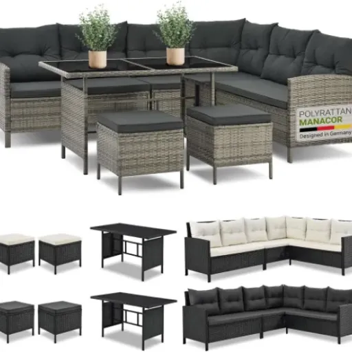Test Juskys Salon de Jardin Lounge Manacor : le coin terrasse qui fait le job sans exploser le budget