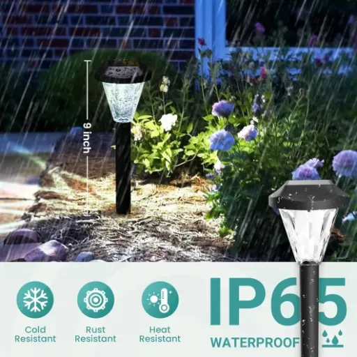 Test GIGALUMI Lot de 10 lampes solaires : des petites bornes simples qui font le job pour baliser le jardin