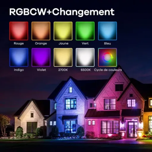 Test Linkind Spot Solaire Extérieur Multicolore : enfin des spots solaires qui éclairent vraiment le jardin