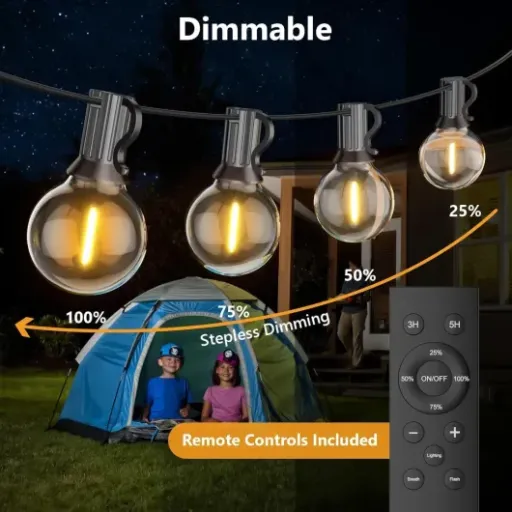 Test Guirlande Lumineuse Extérieure SUWIN 30M : la guinguette LED qui éclaire vraiment le jardin