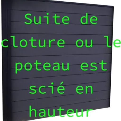Test brise-vue composite POST002 : la clôture qui fait le job sans entretien (mais pas donnée)
