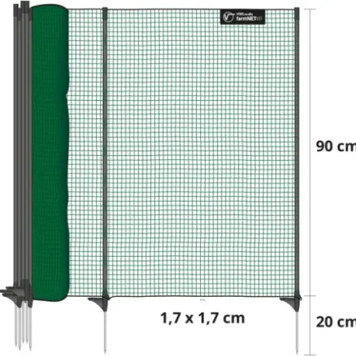 Test VOSS.farming clôture Classic 25 m : le filet simple pour canaliser chiens, poules et petites zones