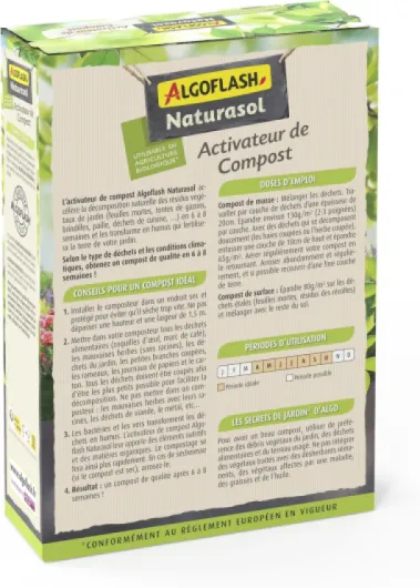 NATURALSOL Activateur de Compost, Jusqu'à 2,7 m³, 1,8 kg, UAB, ACTIBIO18N