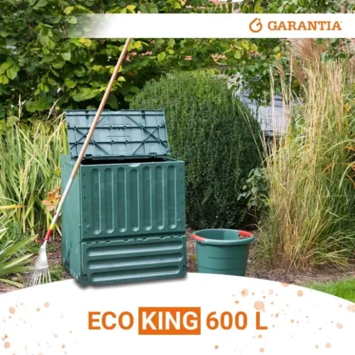 Test GARANTIA ECO-King Composteur 600 L : gros volume, quelques faiblesses à prévoir