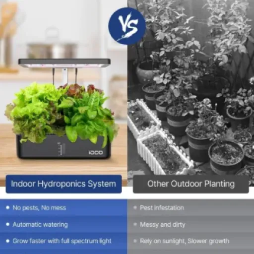 Test iDOO Potager Intérieur 12 pods : un gros kit hydroponique qui fait le job sans chichis
