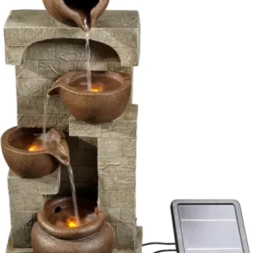 Test Teamson Home Fontaine Cascade Solaire PT-SF0001 : jolie déco, mais pas sans défauts