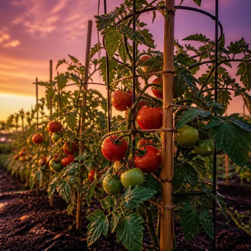 Plants de tomates : le tuteurage qui évite que tout casse au premier orage de juin
