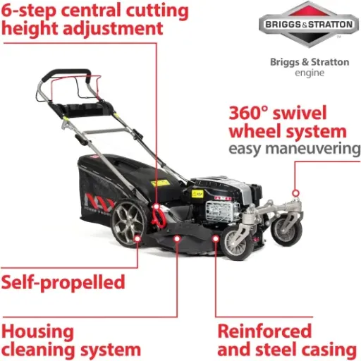 Test NAX Briggs & Stratton 5000S : une grosse tondeuse maniable mais pas sans défauts