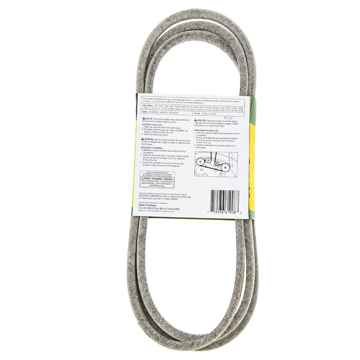 Original Equipment Flat Belt #GX20072