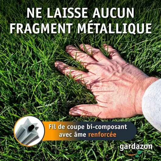 Fil de débroussailleuse 3mm renforce 50m (en étoile) - Attention - Extrêmement Tranchant - Fil Coupe Bordure - Fil pour Rotofil - Bobine de Fil debroussailleuse incassable 50m 3,0 mm