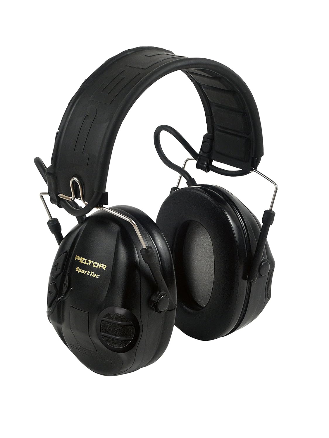 PELTOR SportTac Headset, 26 dB, tasses bandeau pliable, MT16H210F-478-RD, rouge / noir