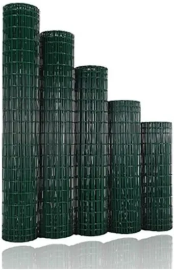Grillage soudé en Rouleau H2m00 x L25m Fil 2.5mm Maille 100x50 mm Vert