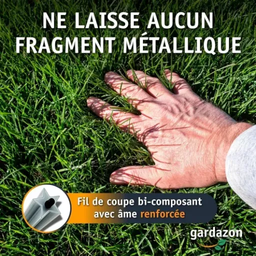 Test Fil débroussailleuse 3 mm Gardazon : le fil étoile costaud mais pas magique