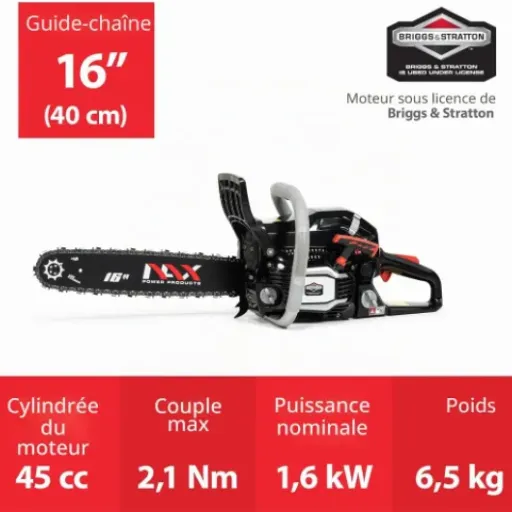 Test NAX POWER PRODUCTS 300C : une tronçonneuse thermique correcte pour le bois de chauffage, avec quelques limites