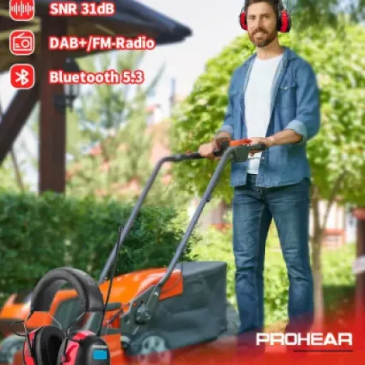 Test PROHEAR 033A : le casque anti-bruit radio/Bluetooth qui fait le job sur chantier et au jardin