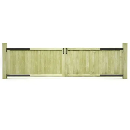 Test Portillon de Jardin 2 pcs 300x75 cm : du bois de pin qui fait le job, mais pas plug-and-play