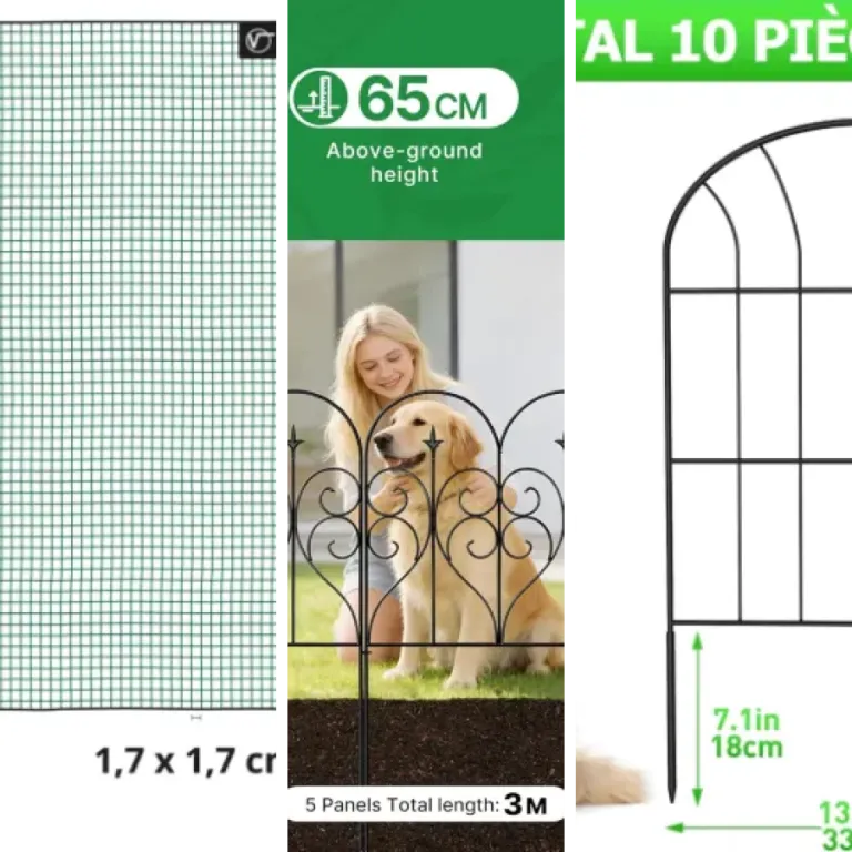 Top 9 des meilleurs clôtures de jardin décoratives (2026)