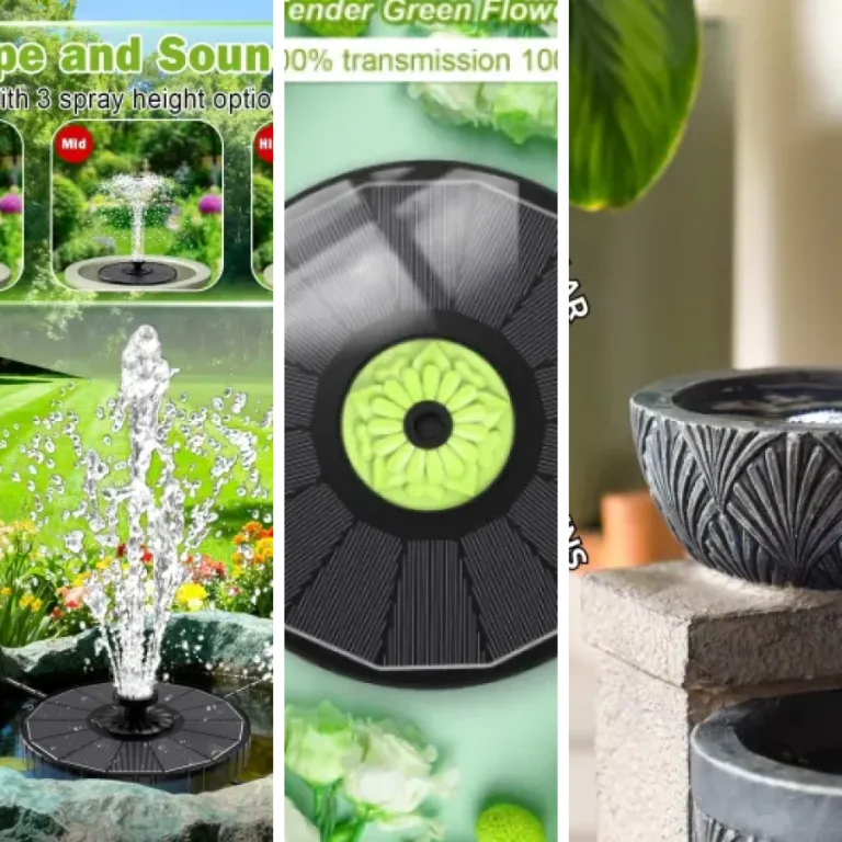 Comparatif des 9 meilleurs fontaines de jardin solaires (2026)