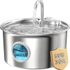 Test Fontaine a Eau Chat INOX ATMZIQXR : une fontaine simple qui fait le job sans prise de tête