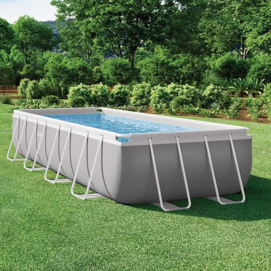 Kit Piscine Prism Frame rectangulaire Angulaire Tubulaire (l) 4,88 x (l) 2,44 x (h) 1,07m 4,88 x 2,44 x 1,07 m Unique