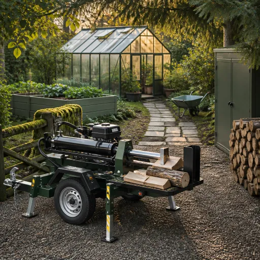 Choisir une fendeuse sur remorque pour un jardin chauffé au bois exigeant
